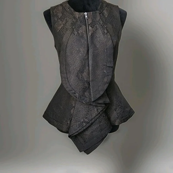 Womens W118 Walter Baker Peplum Top-Size Small - Picture 8 of 17